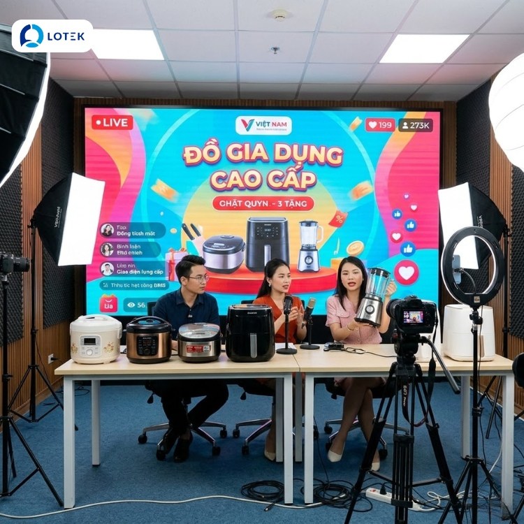 Màn hình LED truyền hình, livestream
