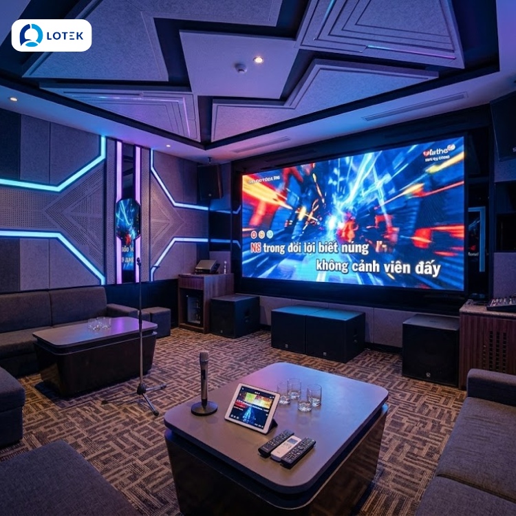 Màn hình LED quán bar karaoke